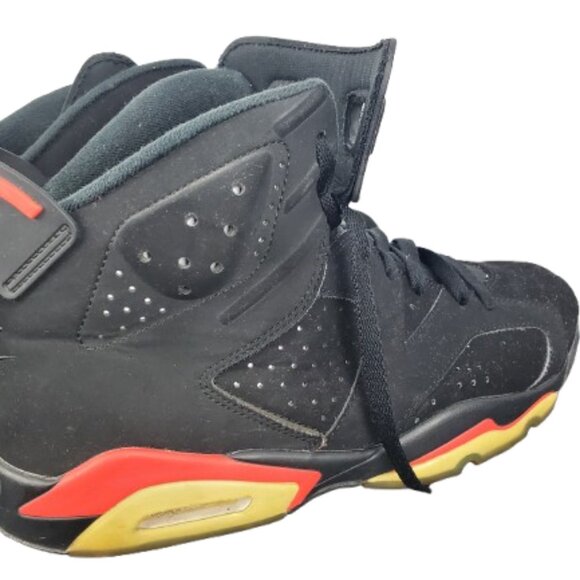 Air Jordan 6 retro men\'s black sneakers infrared size 11.5